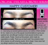 Organic Eyelash Growth Serum and Eyebrow Growth Serum Energizing 2 in 1 Product