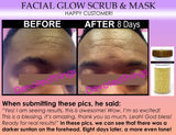 Facial Glow Daily Cleanser Acne Scars Skin Bleaching Soap, Scrub, Mask Natural Herbal Bleach - DevotedThings