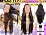 Natural Chemical Free Hair Detangler Oil For Straight Wavy Or Fine Hair - DevotedThings