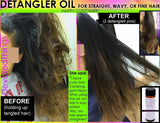 Natural Chemical Free Hair Detangler Oil For Straight Wavy Or Fine Hair - DevotedThings