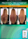Vegan Hair Protein Treatment Natural Split Ends Repair for Women Thicker Hair for Men Chemical Free - DevotedThings