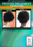 Vegan Hair Protein Treatment Natural Split Ends Repair for Women Thicker Hair for Men Chemical Free - DevotedThings