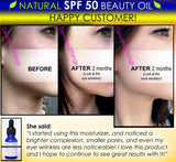 Natural SPF 50 Face Moisturizer Beauty Oil For Skin Lightening, Oily Skin Oil Control - DevotedThings