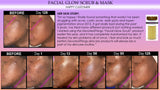 Facial Glow Daily Cleanser Acne Scars Skin Bleaching Soap, Scrub, Mask Natural Herbal Bleach