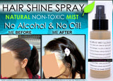 Natural Hair Shine Spray Mist Gloss Clear Illuminator No Oil - DevotedThings