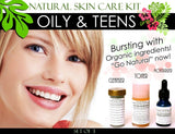 Natural Skin Care Kit For Teens and Oily Skin Set of 3 - DevotedThings